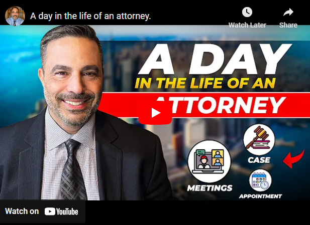A day in the life of an attorney.
