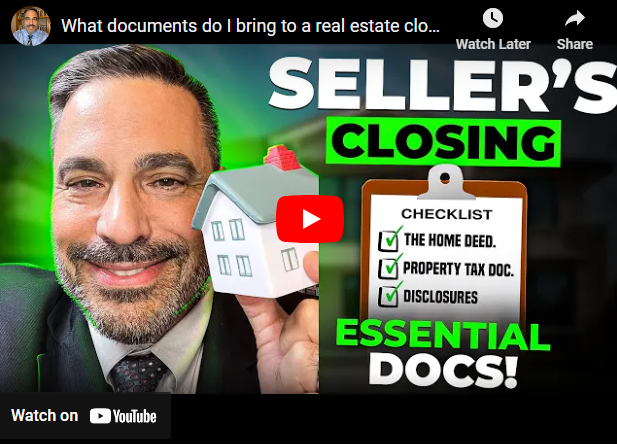 What documents do I bring to a real estate closing?