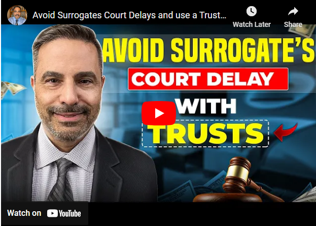 Avoid Surrogates Court Delays and use a Trust to pass on your Estate.https://youtu.be/klCcsWhfxUk